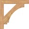 Ekena Millwork Imperial Block Smooth Bracket, Western Red Cedar, 3 1/2"W x 28"D x 28"H BKT04X28X28IMP05SWR - alternate 2